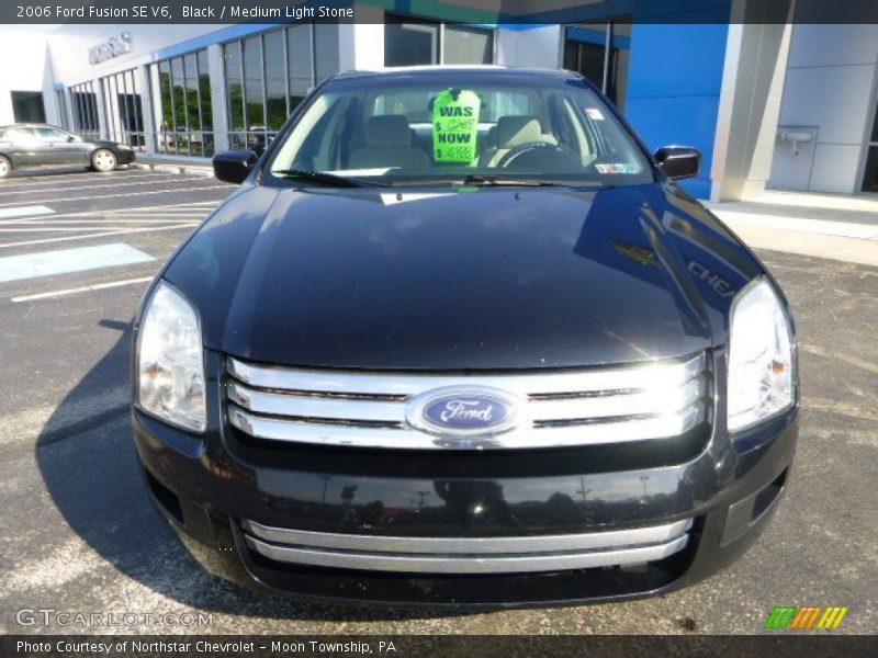 Black / Medium Light Stone 2006 Ford Fusion SE V6