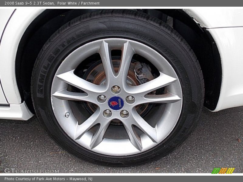 Polar White / Parchment 2008 Saab 9-5 2.3T Sedan