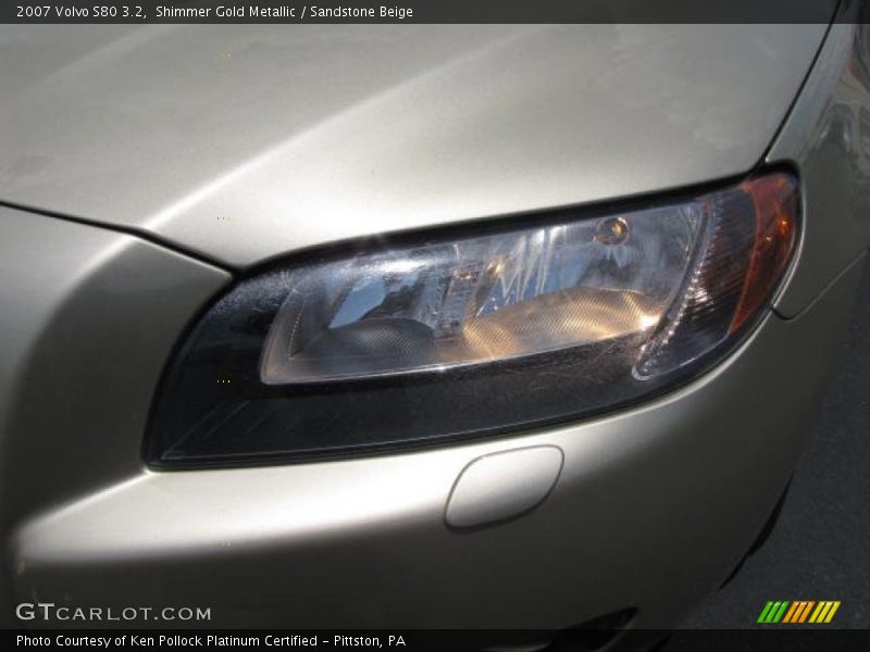 Shimmer Gold Metallic / Sandstone Beige 2007 Volvo S80 3.2