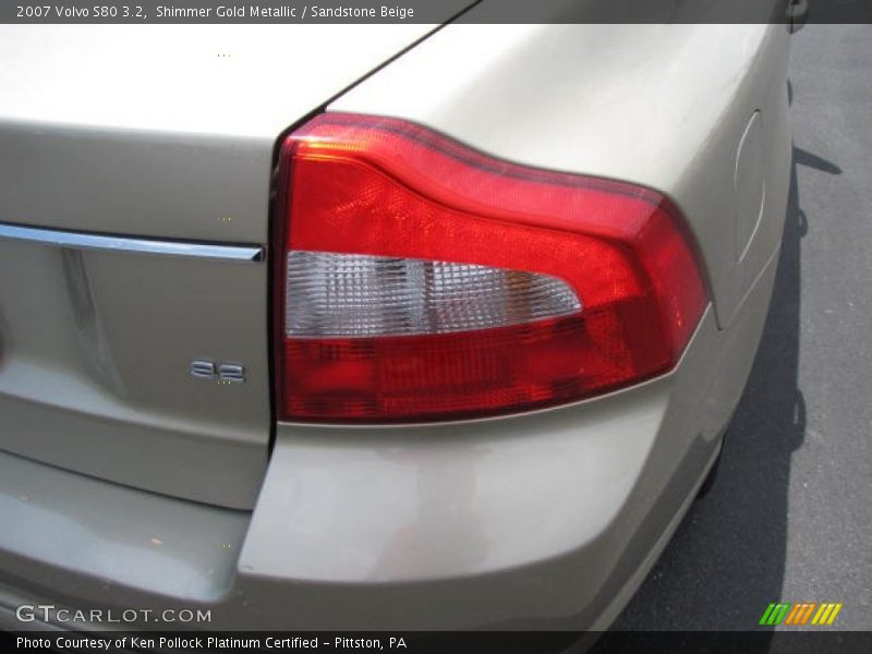 Shimmer Gold Metallic / Sandstone Beige 2007 Volvo S80 3.2