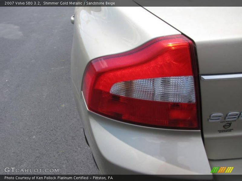 Shimmer Gold Metallic / Sandstone Beige 2007 Volvo S80 3.2