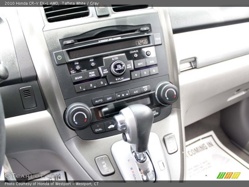Taffeta White / Gray 2010 Honda CR-V EX-L AWD
