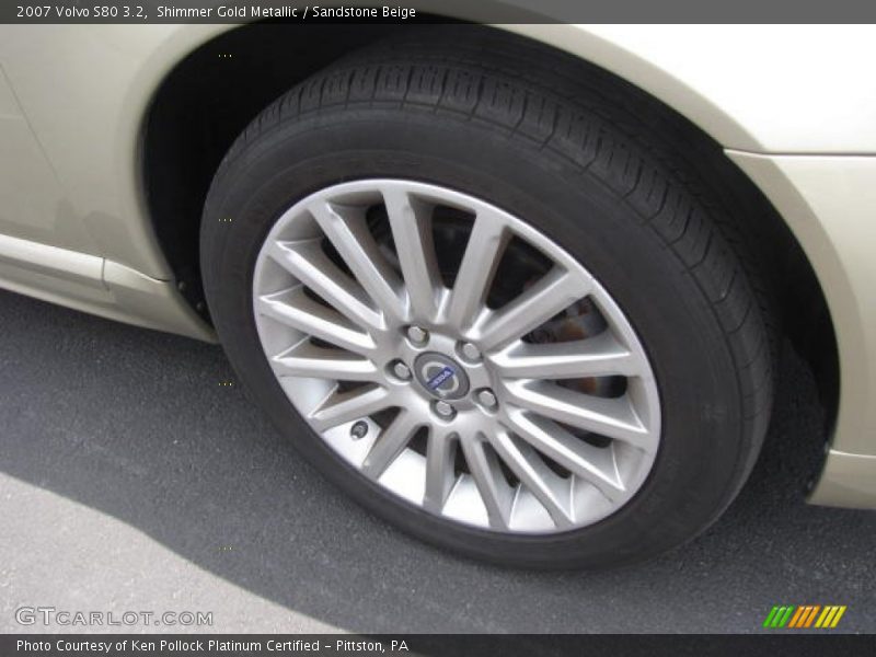 Shimmer Gold Metallic / Sandstone Beige 2007 Volvo S80 3.2