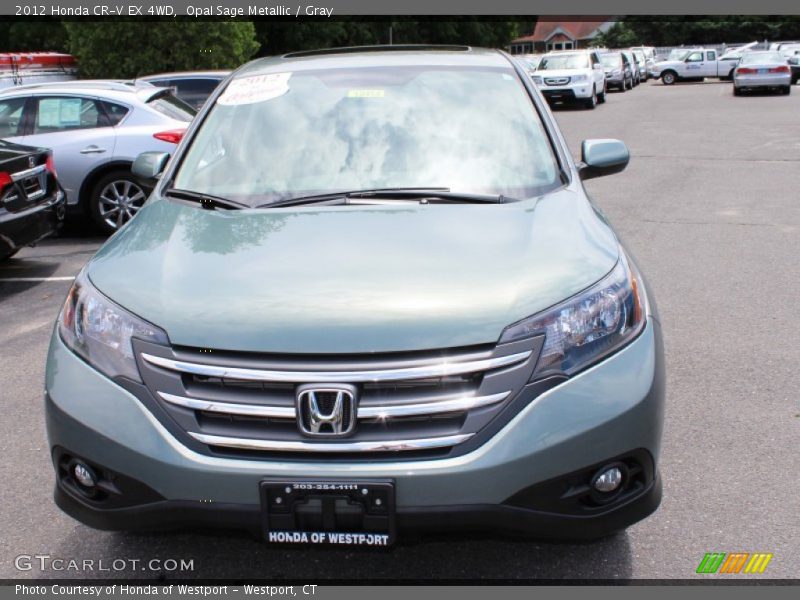 Opal Sage Metallic / Gray 2012 Honda CR-V EX 4WD