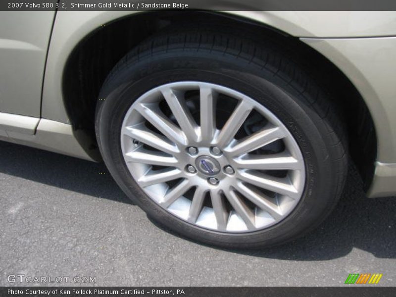 Shimmer Gold Metallic / Sandstone Beige 2007 Volvo S80 3.2