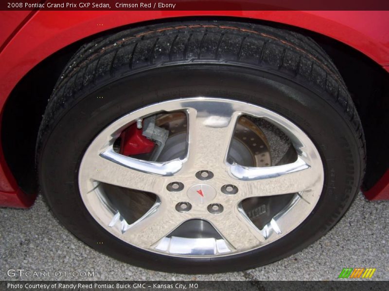 Crimson Red / Ebony 2008 Pontiac Grand Prix GXP Sedan