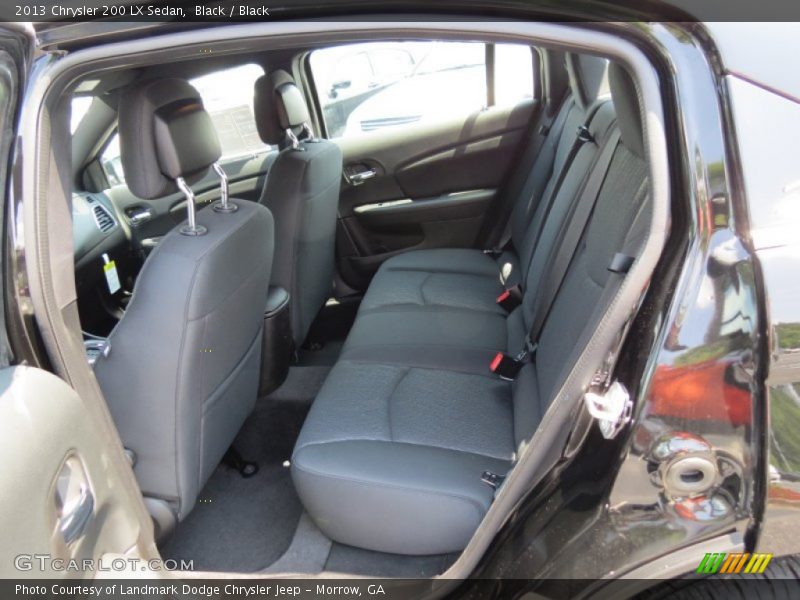 Black / Black 2013 Chrysler 200 LX Sedan