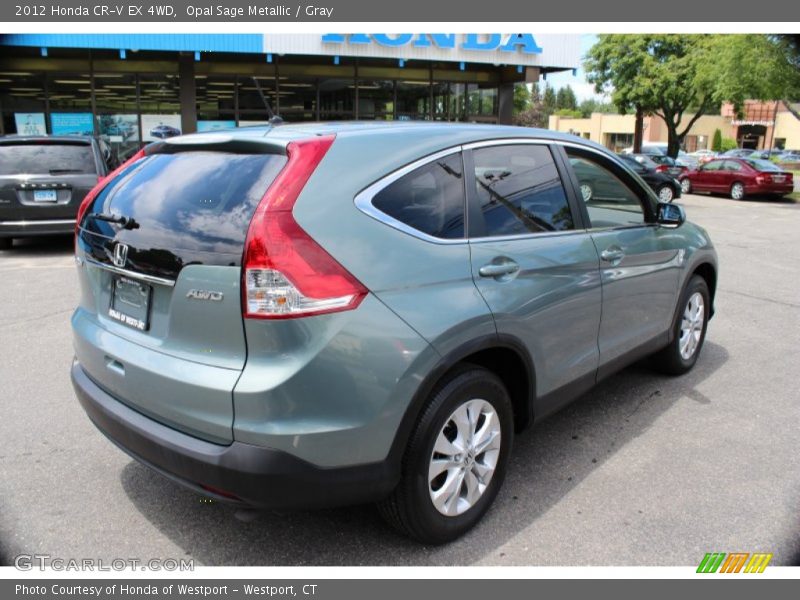 Opal Sage Metallic / Gray 2012 Honda CR-V EX 4WD