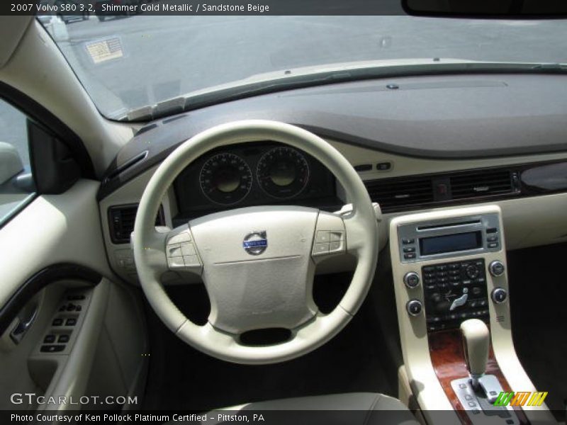 Shimmer Gold Metallic / Sandstone Beige 2007 Volvo S80 3.2