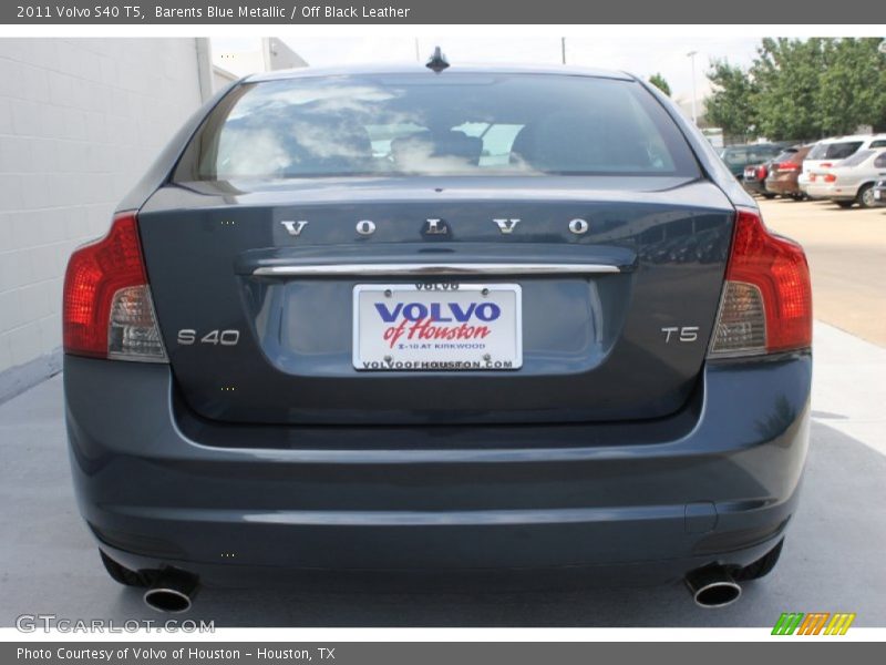 Barents Blue Metallic / Off Black Leather 2011 Volvo S40 T5