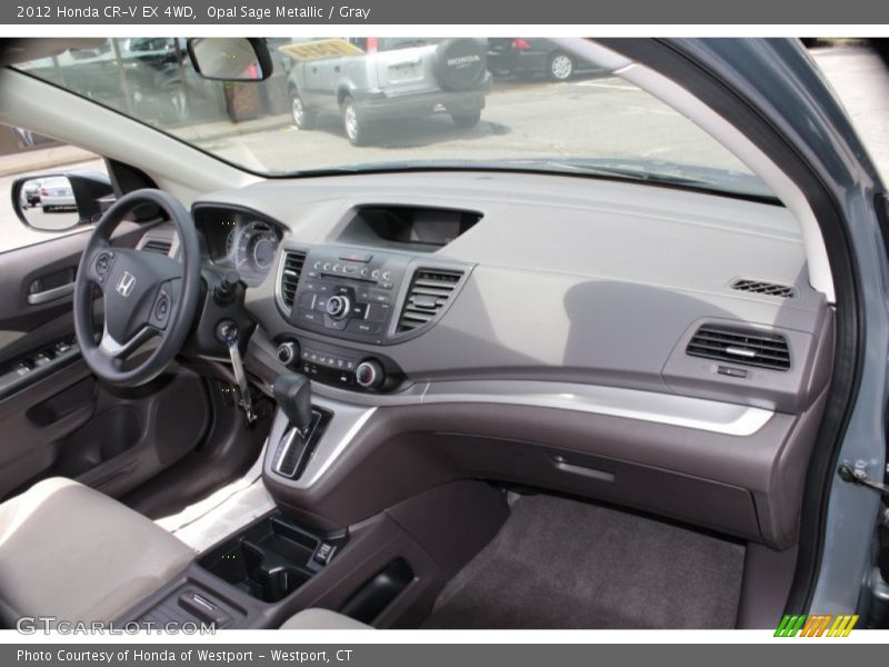 Opal Sage Metallic / Gray 2012 Honda CR-V EX 4WD