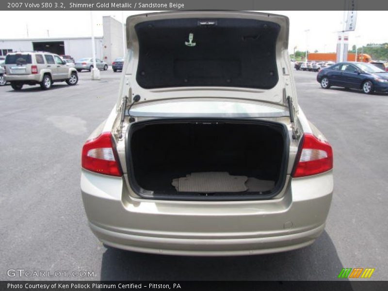 Shimmer Gold Metallic / Sandstone Beige 2007 Volvo S80 3.2
