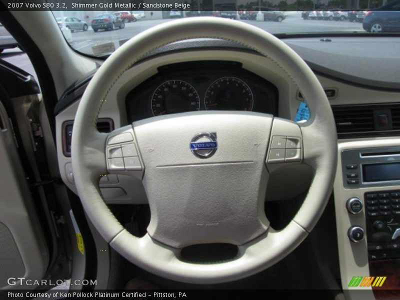 Shimmer Gold Metallic / Sandstone Beige 2007 Volvo S80 3.2