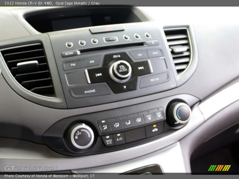 Opal Sage Metallic / Gray 2012 Honda CR-V EX 4WD