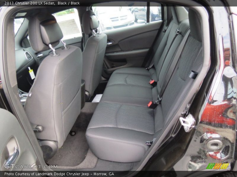 Black / Black 2013 Chrysler 200 LX Sedan