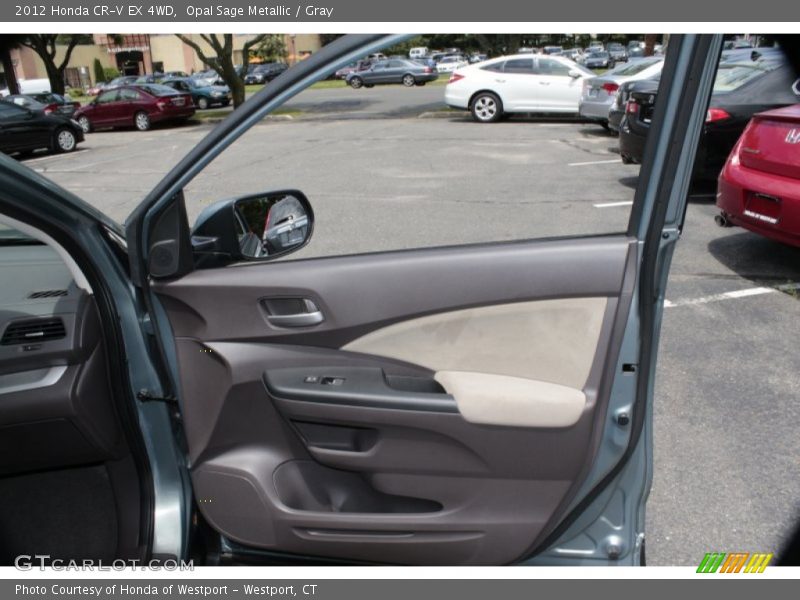 Opal Sage Metallic / Gray 2012 Honda CR-V EX 4WD