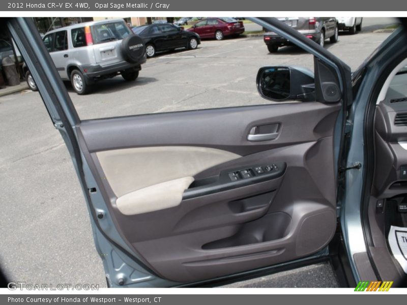 Opal Sage Metallic / Gray 2012 Honda CR-V EX 4WD