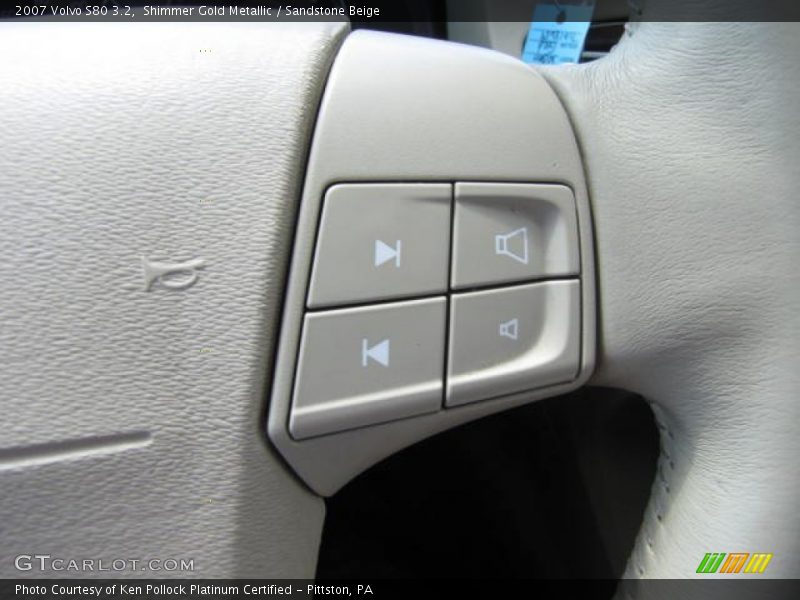 Shimmer Gold Metallic / Sandstone Beige 2007 Volvo S80 3.2