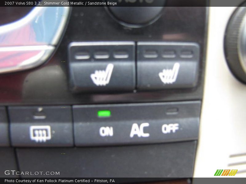 Shimmer Gold Metallic / Sandstone Beige 2007 Volvo S80 3.2