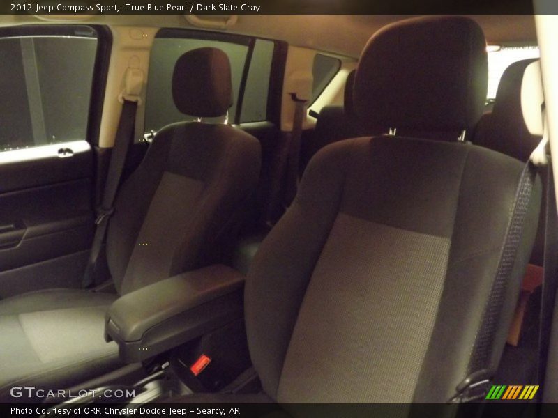 True Blue Pearl / Dark Slate Gray 2012 Jeep Compass Sport