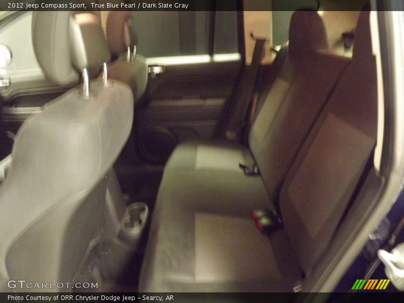 True Blue Pearl / Dark Slate Gray 2012 Jeep Compass Sport