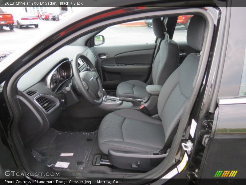 Black / Black 2013 Chrysler 200 LX Sedan