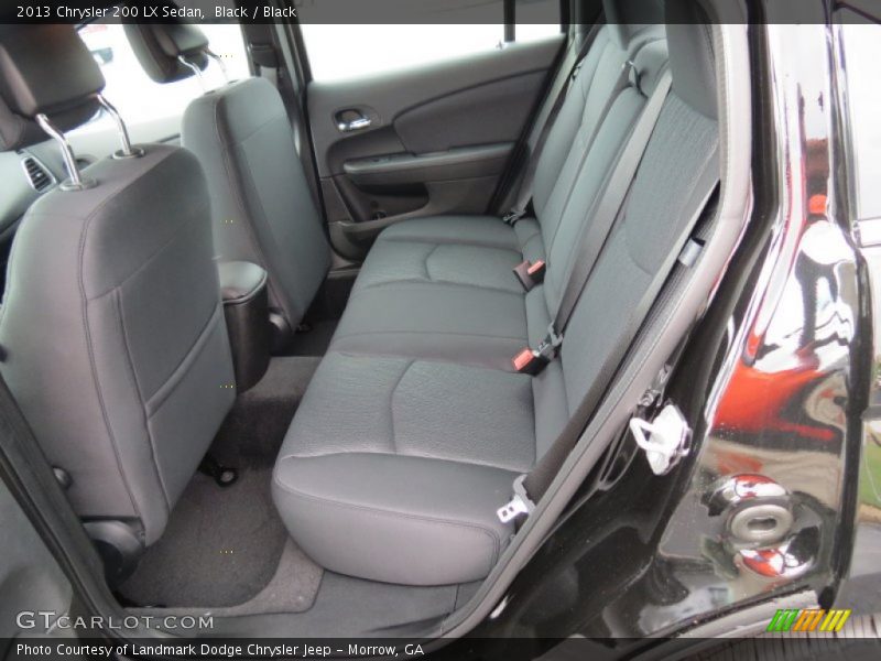 Black / Black 2013 Chrysler 200 LX Sedan