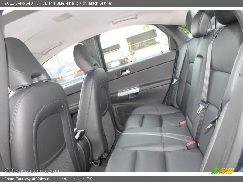 Barents Blue Metallic / Off Black Leather 2011 Volvo S40 T5