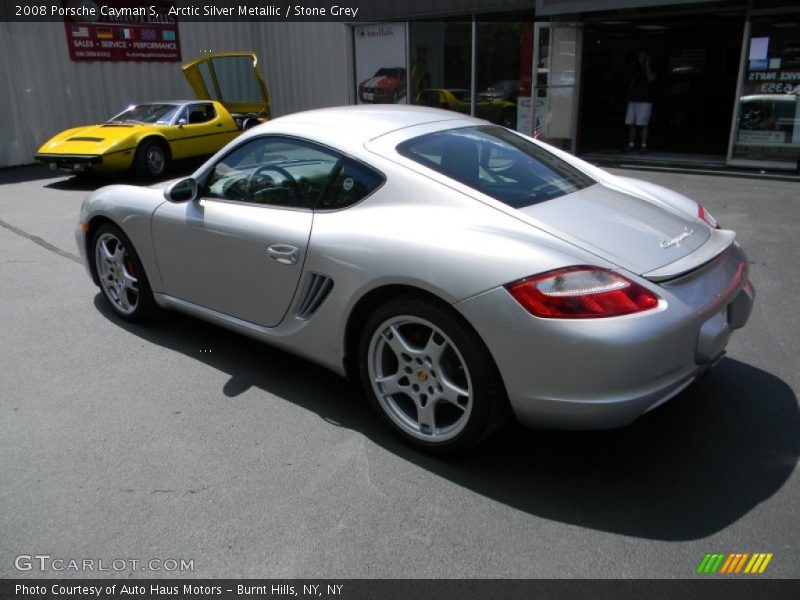 Arctic Silver Metallic / Stone Grey 2008 Porsche Cayman S