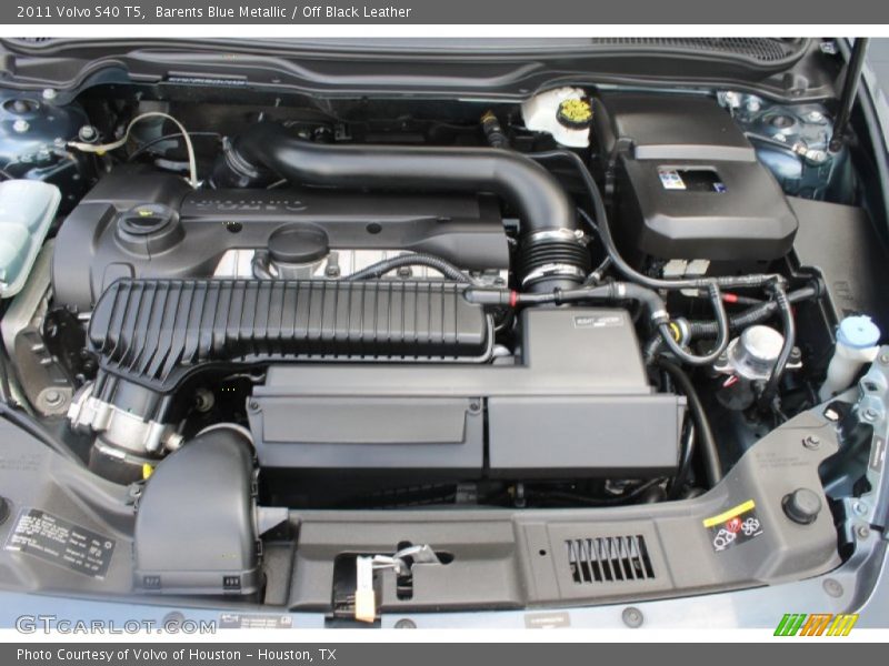 Barents Blue Metallic / Off Black Leather 2011 Volvo S40 T5