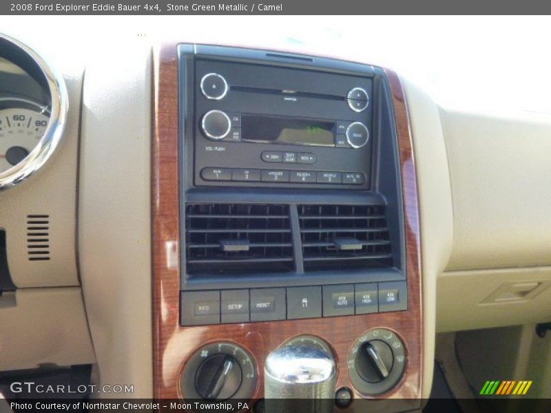 Stone Green Metallic / Camel 2008 Ford Explorer Eddie Bauer 4x4