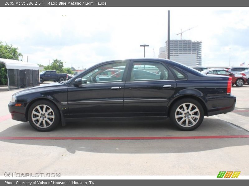 Magic Blue Metallic / Light Taupe 2005 Volvo S80 2.5T