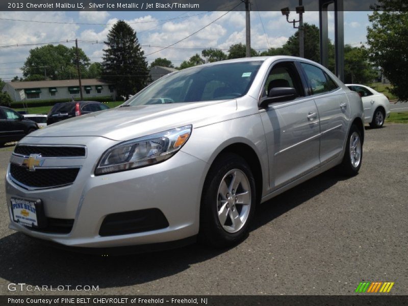 Silver Ice Metallic / Jet Black/Titanium 2013 Chevrolet Malibu LS