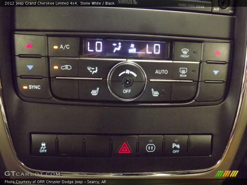 Stone White / Black 2012 Jeep Grand Cherokee Limited 4x4
