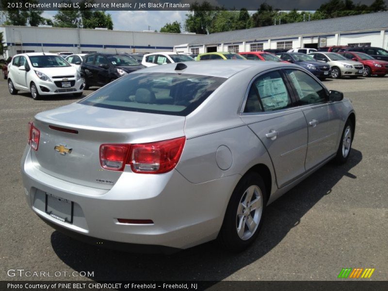 Silver Ice Metallic / Jet Black/Titanium 2013 Chevrolet Malibu LS