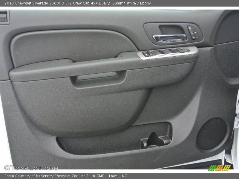 Summit White / Ebony 2013 Chevrolet Silverado 3500HD LTZ Crew Cab 4x4 Dually