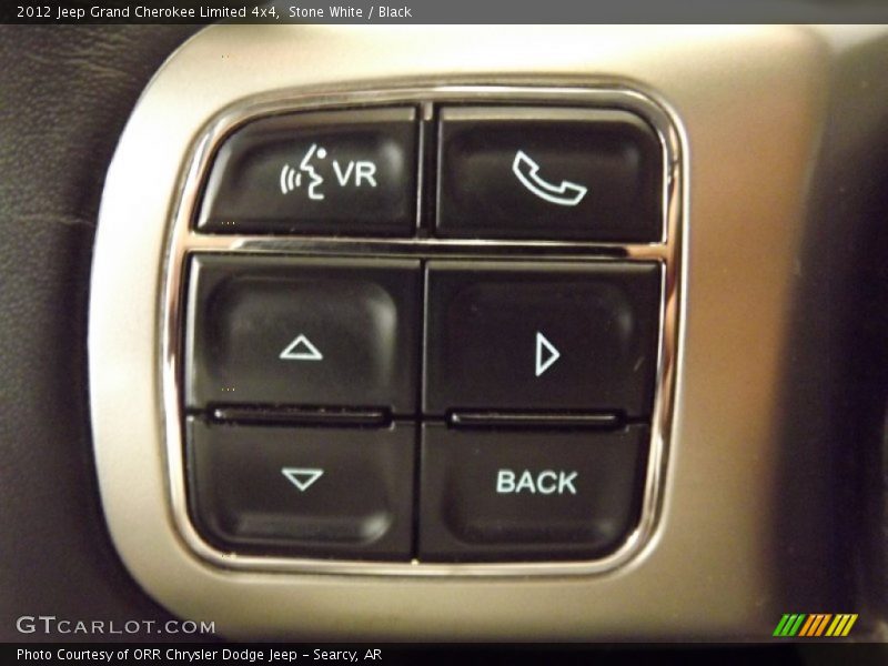 Stone White / Black 2012 Jeep Grand Cherokee Limited 4x4