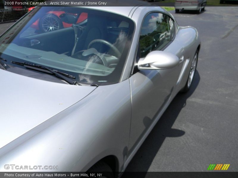 Arctic Silver Metallic / Stone Grey 2008 Porsche Cayman S