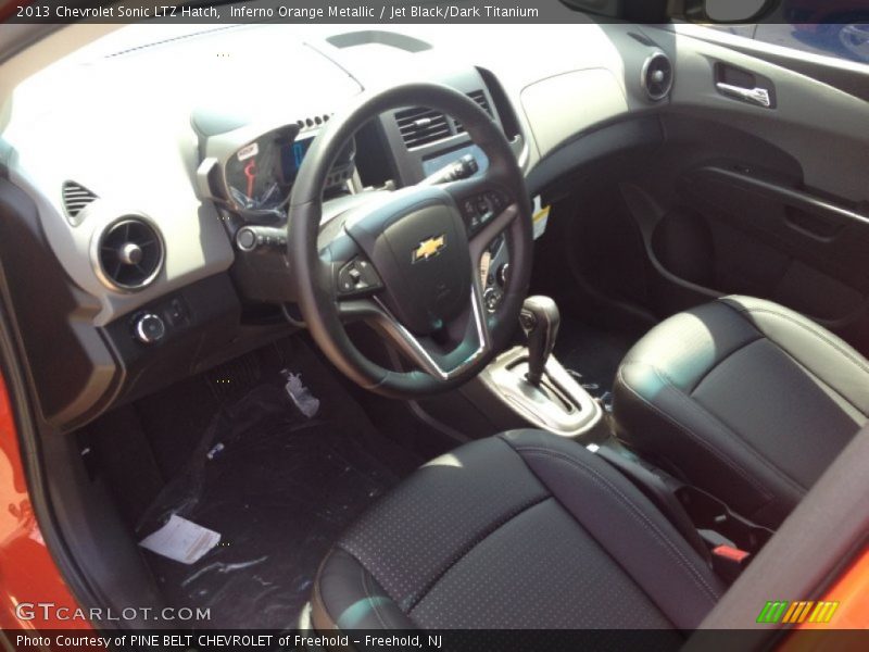 Jet Black/Dark Titanium Interior - 2013 Sonic LTZ Hatch 