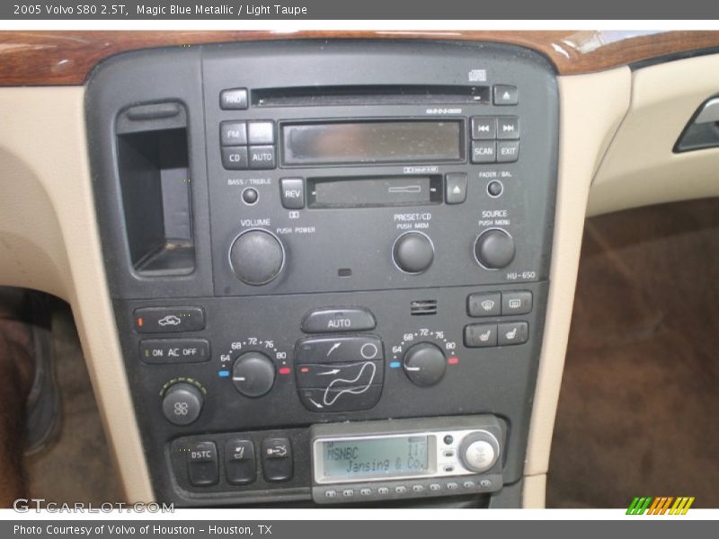 Magic Blue Metallic / Light Taupe 2005 Volvo S80 2.5T