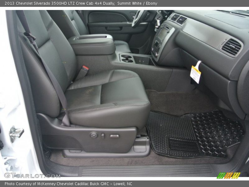 Summit White / Ebony 2013 Chevrolet Silverado 3500HD LTZ Crew Cab 4x4 Dually