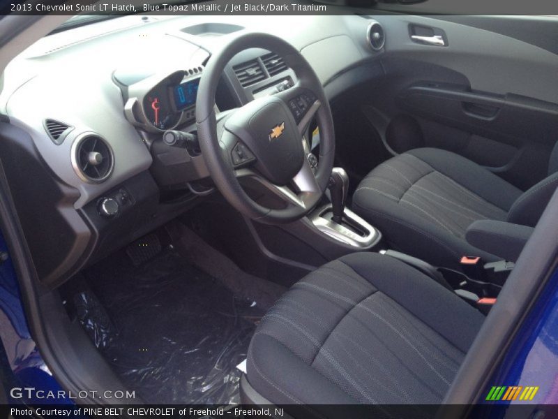 Blue Topaz Metallic / Jet Black/Dark Titanium 2013 Chevrolet Sonic LT Hatch