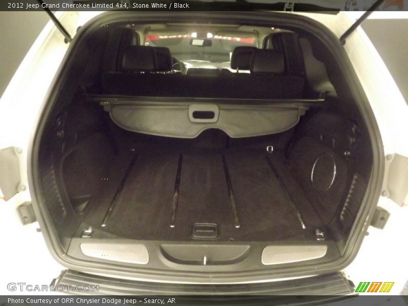 Stone White / Black 2012 Jeep Grand Cherokee Limited 4x4