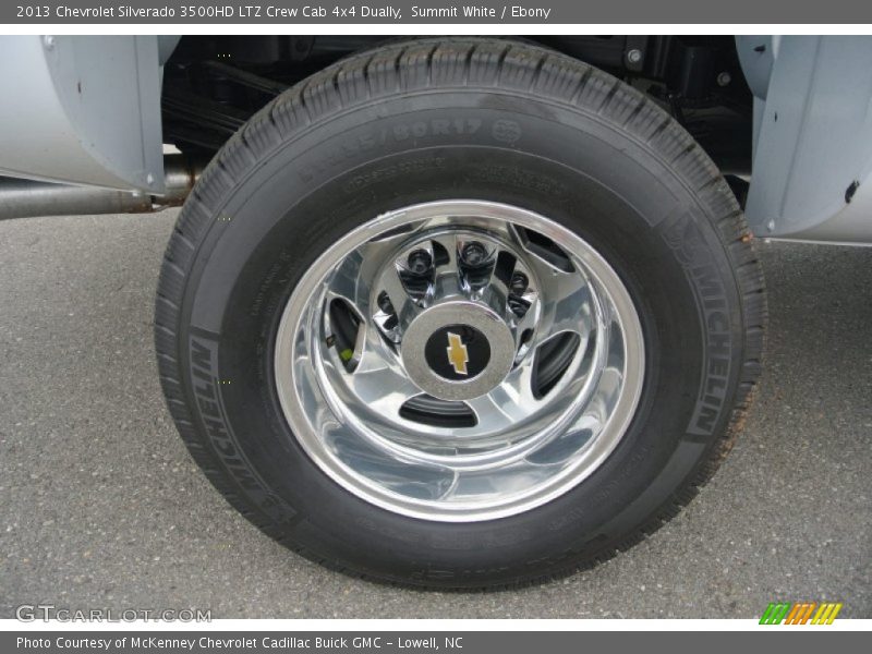 Summit White / Ebony 2013 Chevrolet Silverado 3500HD LTZ Crew Cab 4x4 Dually