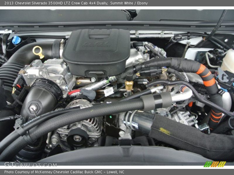 Summit White / Ebony 2013 Chevrolet Silverado 3500HD LTZ Crew Cab 4x4 Dually