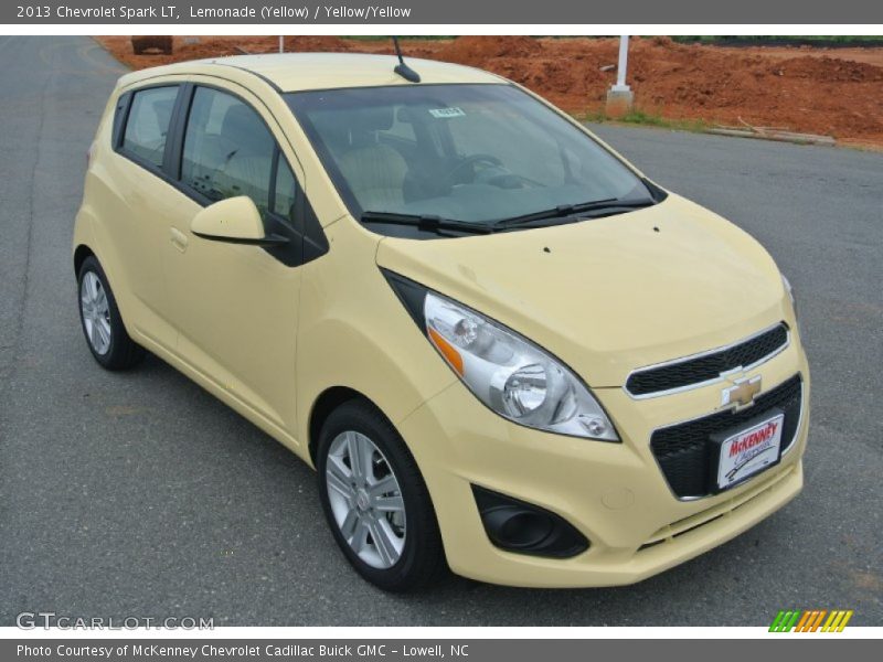Lemonade (Yellow) / Yellow/Yellow 2013 Chevrolet Spark LT