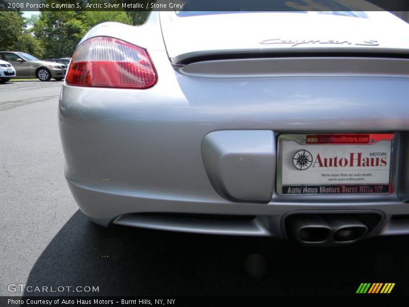 Arctic Silver Metallic / Stone Grey 2008 Porsche Cayman S