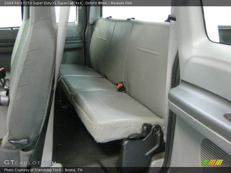 Oxford White / Medium Flint 2004 Ford F250 Super Duty XL SuperCab 4x4