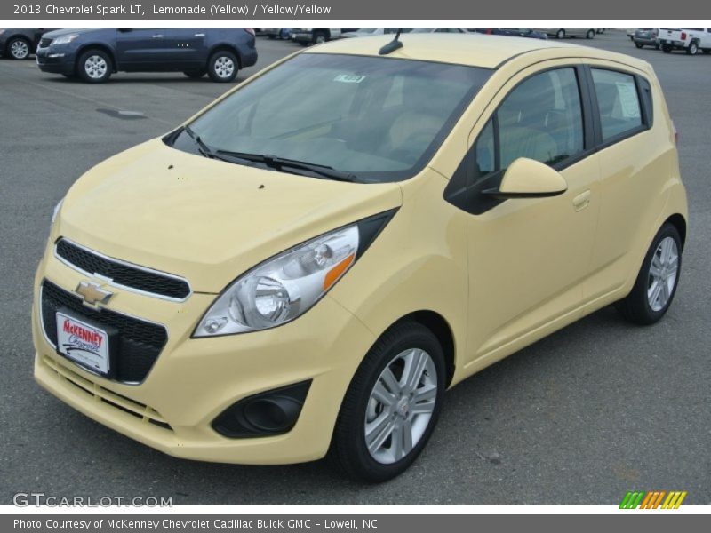 Lemonade (Yellow) / Yellow/Yellow 2013 Chevrolet Spark LT