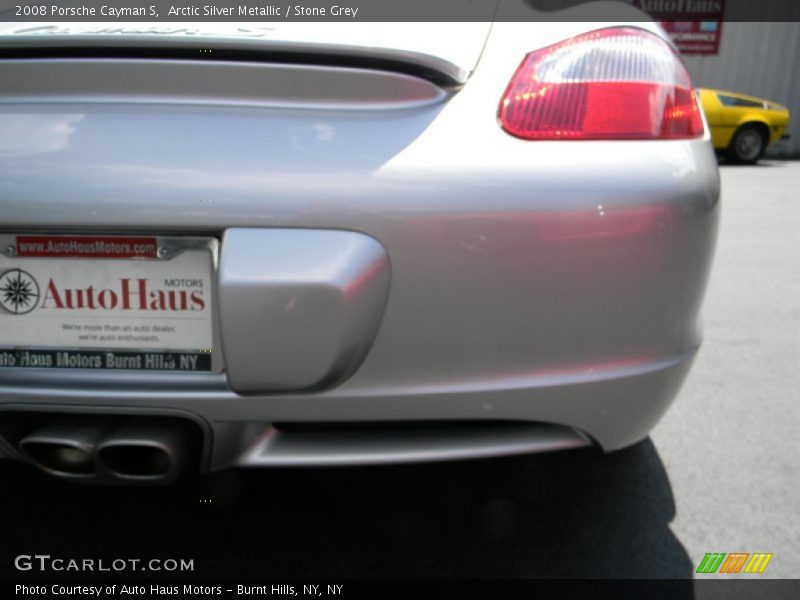 Arctic Silver Metallic / Stone Grey 2008 Porsche Cayman S